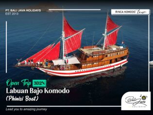 3D2N Open Trip Labuan Bajo Komodo (Phinisi Boat)