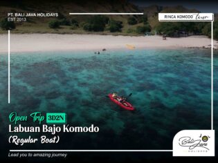 3D2N Open Trip Labuan Bajo Komodo (Regular Boat)