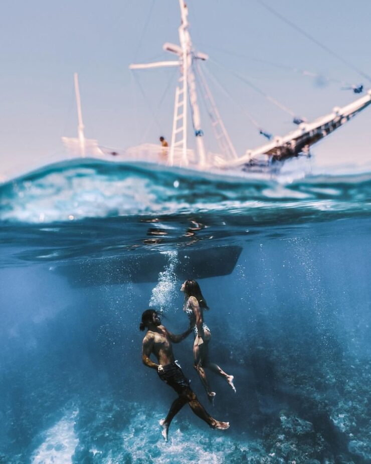 Freediving photography