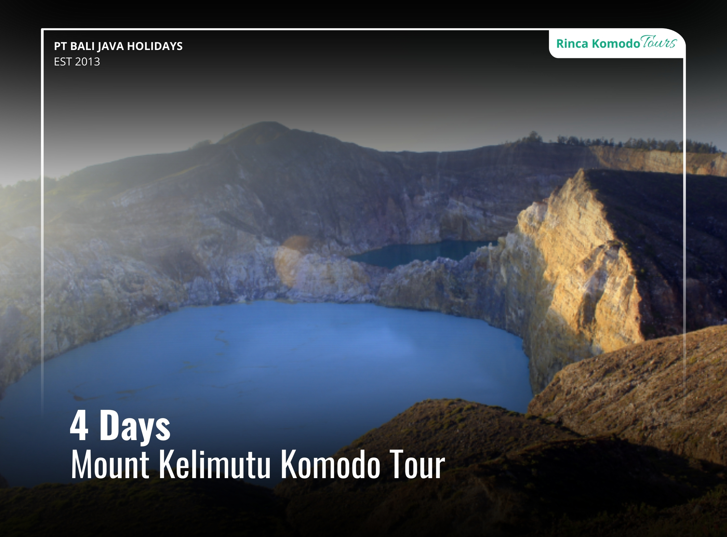 Mount Kelimutu Komodo Tour 4 Days